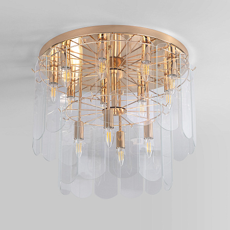 Люстра потолочная Eurosvet Claire 60170 золото Smart a070628 Люстра потолочная Eurosvet Claire 60170 золото Smart a070628