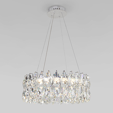 Люстра подвесная светодидная Bogates Marvel 90371/1 Strotskis хром Люстра подвесная светодидная Bogates Marvel 90371/1 Strotskis хром