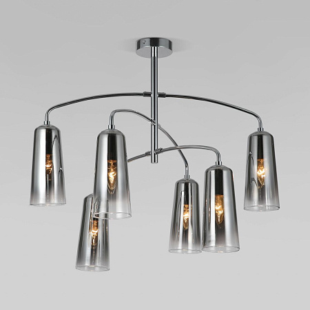 Люстра на штанге Eurosvet Omber 70137/6 хром a057694