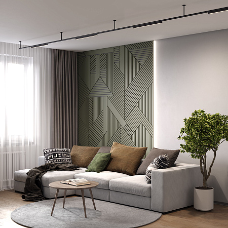 Шинопровод накладной Round (2м) Elektrostandard Mini Magnetic 85165/00 черный a067258