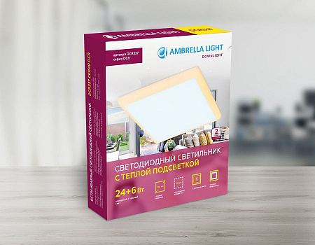 Светодиодная панель Ambrella Light Downlight DCR337 Светодиодная панель Ambrella Light Downlight DCR337