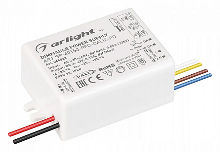 Блок питания DALI2 6Вт 3-40В IP20 Arlight ARJ 044822 Блок питания DALI2 6Вт 3-40В IP20 Arlight ARJ 044822