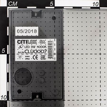 Уличный настенный светодиодный светильник Citilux CLU0007 Уличный настенный светодиодный светильник Citilux CLU0007