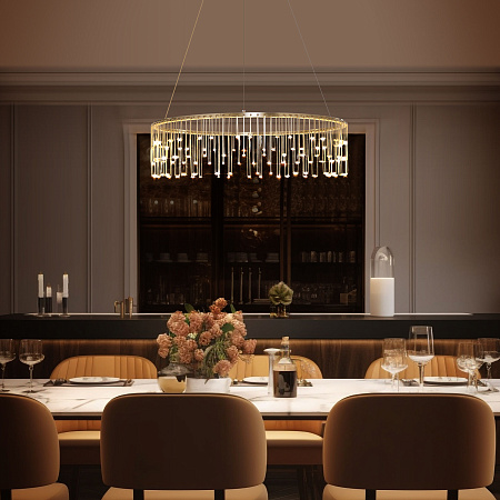 Люстра подвесная светодидная Bogates Firefly 454/1 золото