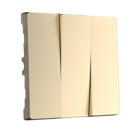 Набор клавиш для выключателя трехклавишного шампань Werkel W1139011 4690389157189 a050860 Набор клавиш для выключателя трехклавишного шампань Werkel W1139011 4690389157189 a050860