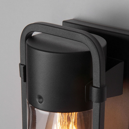 Уличный светильник на стену Elektrostandard Lab 35001/D черный a061043 Уличный светильник на стену Elektrostandard Lab 35001/D черный a061043