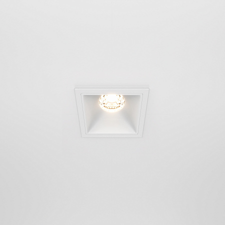 Модульный встраиваемый светодиодный светильник диммируемый Maytoni Alfa LED DL043-01-10W3K-D-SQ-W