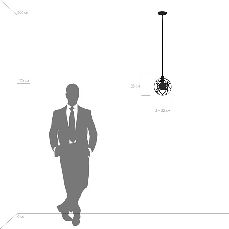 Потолочная люстра Lightstar Gabbia 732417