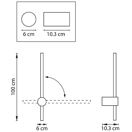 Светильник настенный светодиодный Lightstar Tubo 748637 Светильник настенный светодиодный Lightstar Tubo 748637