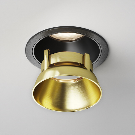 Декоративная рамка-отражатель для потолочных светильников Alfa LED Maytoni Ring12-15W-RD-BS