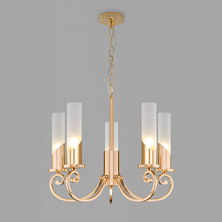 Люстра подвесная Eurosvet Banci 60117/5 золото a050021 Люстра подвесная Eurosvet Banci 60117/5 золото a050021