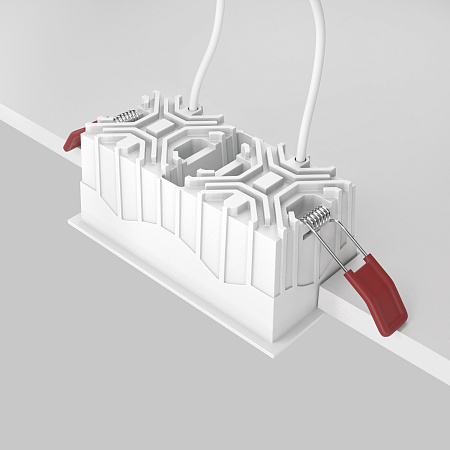 Светильник встраиваемый Maytoni Alfa LED DL043-02-10W4K-D-SQ-W