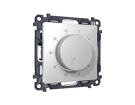 Комплект механизма терморегулятора с датчиком для теплого пола с подсветкой 16A-250V Ambrella Volt Alfa MA405710 Комплект механизма терморегулятора с датчиком для теплого пола с подсветкой 16A-250V Ambrella Volt Alfa MA405710