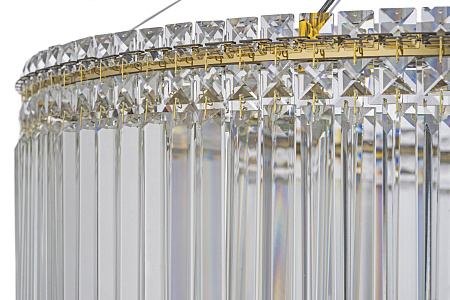 Люстра хрустальная светодиодная Arti Lampadari Ovindoli L 1.5.80.101 G Люстра хрустальная светодиодная Arti Lampadari Ovindoli L 1.5.80.101 G