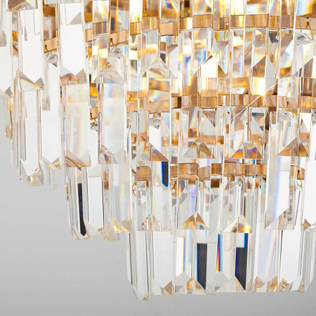 Хрустальная люстра Eurosvet Ariana 10124/8 золото a054442 Хрустальная люстра Eurosvet Ariana 10124/8 золото a054442