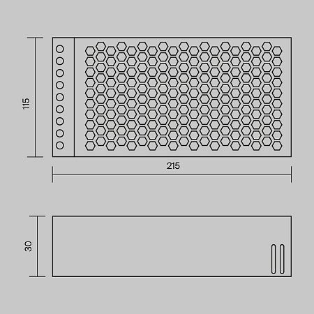 Блок питания для магнитных систем 360Вт, 48V, IP20 Maytoni Power Supply Magnetic PSL006-360W-48V-IP20