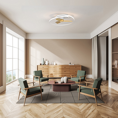 Люстра с вентилятором светодиодная Mantra OCEAN 8235 Люстра с вентилятором светодиодная Mantra OCEAN 8235