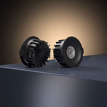 Светильник встраиваемый светодиодный Elektrostandard Combi 25067/LED черный a069004