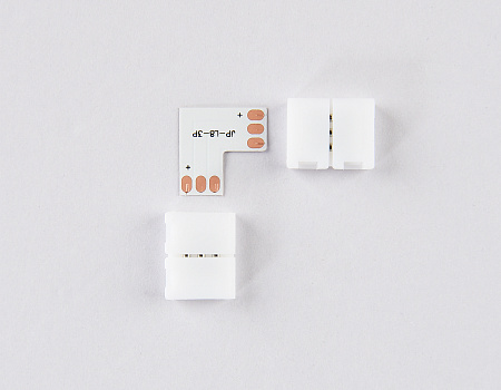 Соединитель угловой L для светодиодной ленты 2835 12/24V (3 конт.) 10 шт Ambrella light GS GS6601 Соединитель угловой L для светодиодной ленты 2835 12/24V (3 конт.) 10 шт Ambrella light GS GS6601