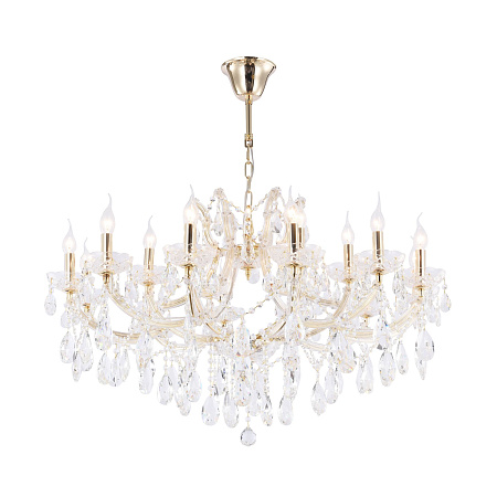 Люстра хрустальная рлдвесная Maytoni Erna DIA880-PL-18-G Люстра хрустальная рлдвесная Maytoni Erna DIA880-PL-18-G