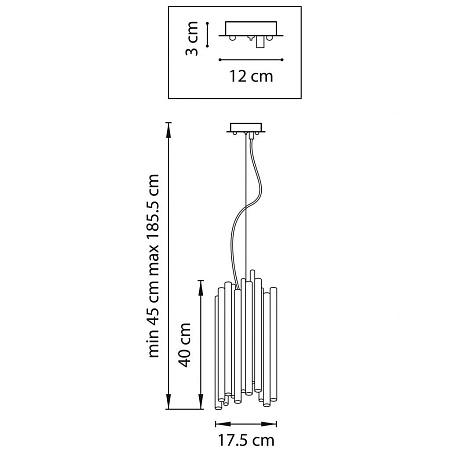 Подвесная люстра Lightstar Savona 816027 Подвесная люстра Lightstar Savona 816027
