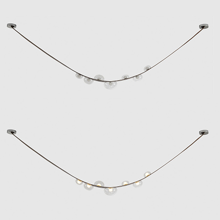 Светильник подвесной светодиодный Crystal Lux BOSQUE SP7 L3000 BROWN/TRANSPARENT Светильник подвесной светодиодный Crystal Lux BOSQUE SP7 L3000 BROWN/TRANSPARENT