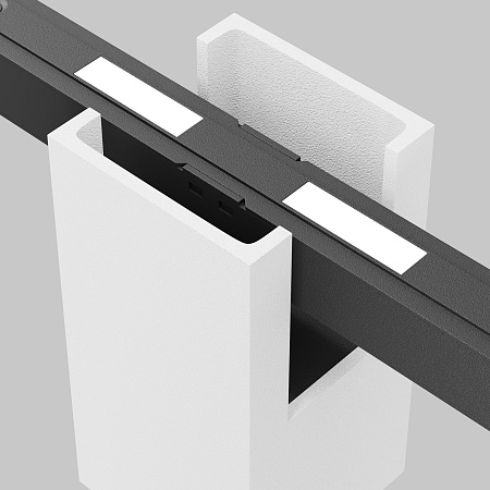 Трековый магнитный светодиодный светильник Maytoni Exility Alfa TR121-2-7W4K-W Трековый магнитный светодиодный светильник Maytoni Exility Alfa TR121-2-7W4K-W