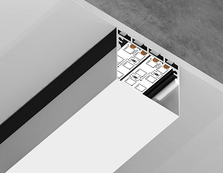 Профиль алюминиевый накладной/подвесной 42*45 "Profile System" Ambrella light Illumination GP3070BK Профиль алюминиевый накладной/подвесной 42*45 "Profile System" Ambrella light Illumination GP3070BK