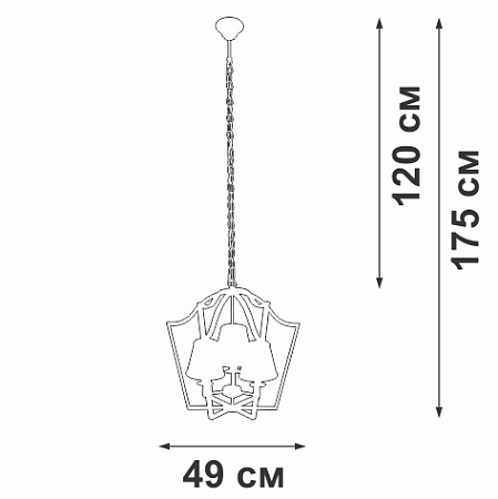 Люстра подвесная Vitaluce V4991-8/3 Люстра подвесная Vitaluce V4991-8/3