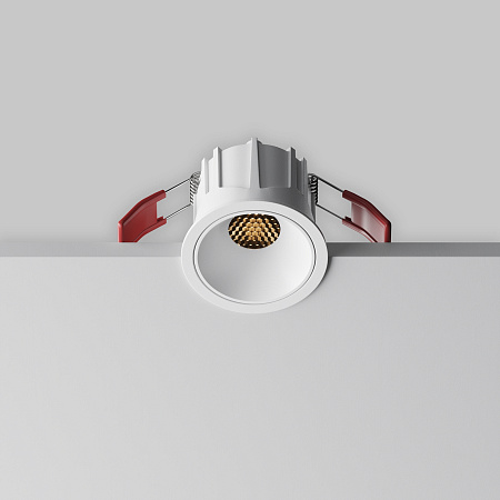 Светильник встраиваемый светодиодный Maytoni Alfa LED DL043-01-10W2.7K-RD-W