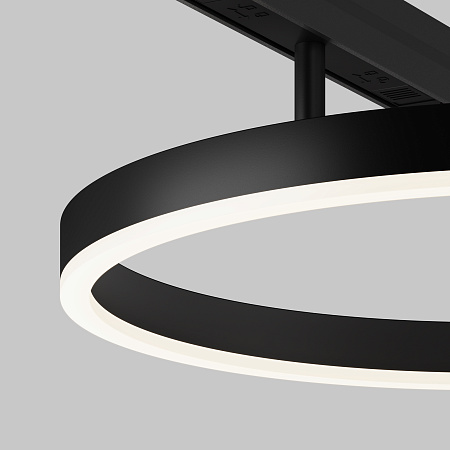 Трековый магнитный светодиодный светильник Maytoni Exility Rim TR227-2-24W4K-B