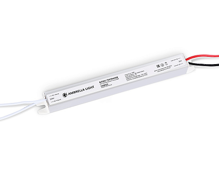 Блок питания ультратонкий 24V 24W IP20 Ambrella light LED Driver GS8622