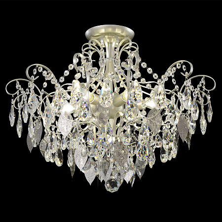 Люстра потолочная Crystal Lux ESMIRALDA PL6 SILVER