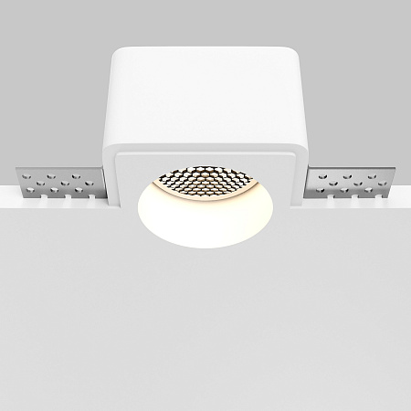 Встраиваемый светильник Maytoni Gyps Modern DL123-GU10-01-W