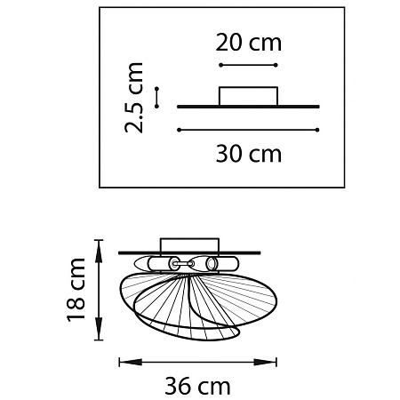 Потолочная люстра Lightstar Zeta 728133