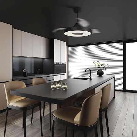 Люстра с вентилятором светодиодная Mantra COIN 8218 Люстра с вентилятором светодиодная Mantra COIN 8218