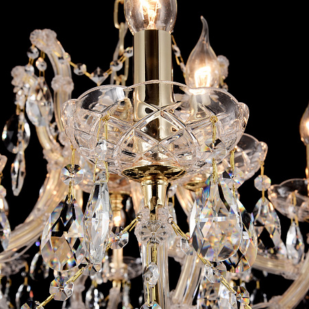 Люстра хрустальная рлдвесная Maytoni Erna DIA880-PL-18-G Люстра хрустальная рлдвесная Maytoni Erna DIA880-PL-18-G