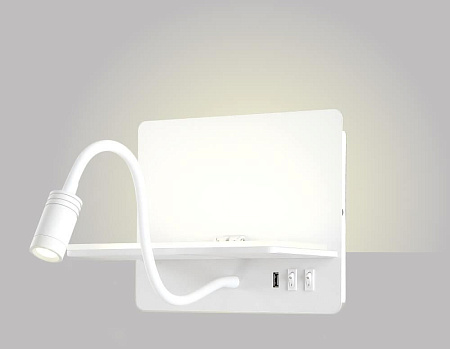 Бра Crystal Lux CLT 226W250USB WH Бра Crystal Lux CLT 226W250USB WH