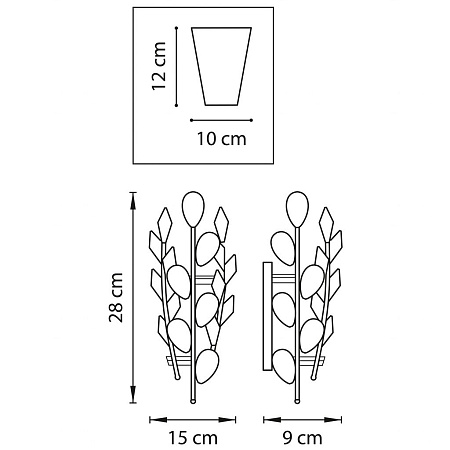 Бра Lightstar Isabelle 791614 Бра Lightstar Isabelle 791614