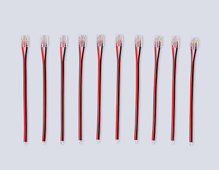 Коннектор гибкий односторонний COB 12/24V для лент 8/10mm GS7375 (2 конт.) (10шт. в комплекте) Ambrella light Illumination GS7375 Коннектор гибкий односторонний COB 12/24V для лент 8/10mm GS7375 (2 конт.) (10шт. в комплекте) Ambrella light Illumination GS7375