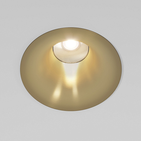 Светильник встраиваемый светодиодный Elektrostandard Bliss 25070/LED 15W 4000K латунь a069408
