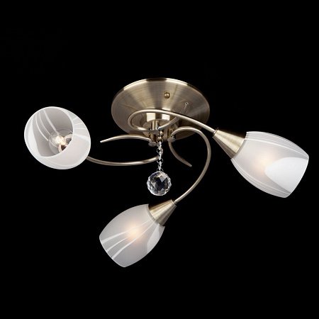 Потолочная люстра Eurosvet Virginia 30100/3 античная бронза 00000077161 Потолочная люстра Eurosvet Virginia 30100/3 античная бронза 00000077161