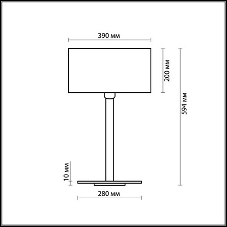 Настольная лампа Odeon Light Norte 2421/1T Настольная лампа Odeon Light Norte 2421/1T