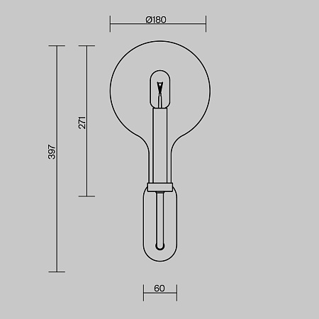 Бра Maytoni Status MOD333WL-01BS