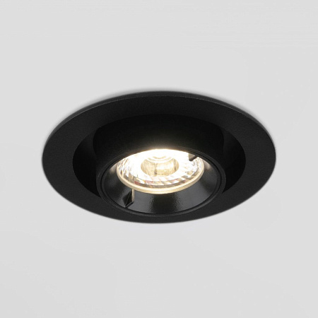 Встраиваемый светильник Elektrostandard 9917 LED 10W 4200K черный матовый a052449