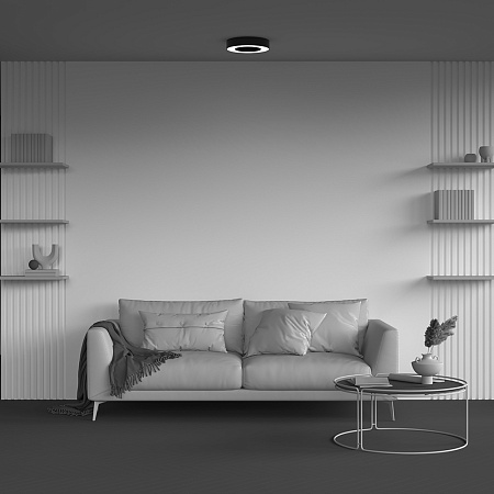 Светильник потолочный светодиодный Maytoni Lua C093CL-24W3K-B Светильник потолочный светодиодный Maytoni Lua C093CL-24W3K-B