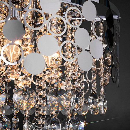 Хрустальная люстра Eurosvet Lianna 10123/8 хром a054118 Хрустальная люстра Eurosvet Lianna 10123/8 хром a054118