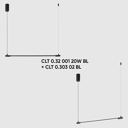 Модульный светильник светодиодный Crystal Lux CLT 0.32 001 16W BL Модульный светильник светодиодный Crystal Lux CLT 0.32 001 16W BL