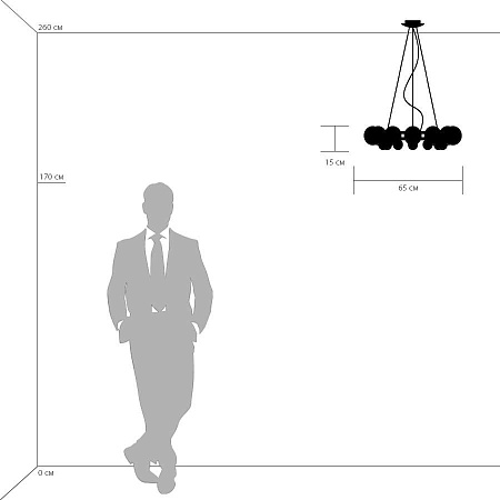 Подвесная люстра Lightstar Sferetta 801124 Подвесная люстра Lightstar Sferetta 801124