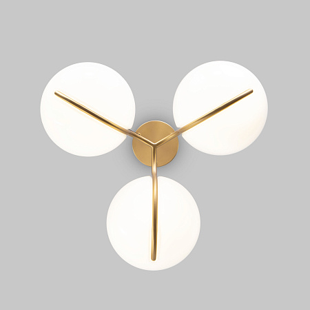 Люстра подвесная светодиодная Eurosvet Emisfero 50083/3 LED золото a069300